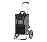 ANDERSEN Einkaufstrolley - Royal Shopper Senta 2.0 grau 49 L Einkaufswagen, stilvoll, wasserabweisend, Aluminium, klappbar, leichtgängig