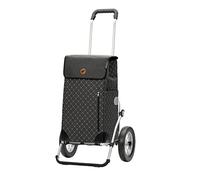 Andersen Shopper Royal mit Speichenrad Alu klappbar mit Metall-Speichen Rad Ø 25 cm und 43 Liter Tasche Sofia anthrazit