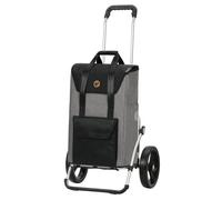 ANDERSEN Einkaufstrolley - Royal Shopper Senta 2.0 grau 49 L Einkaufswagen, stilvoll, wasserabweisend, Aluminium, klappbar, leise Räder