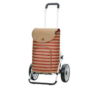 ANDERSEN Einkaufstrolley - Royal Shopper Eske rot 47 L Handwagen, modern, nachhaltig, Shopping, Aluminium, klappbar, Kugellagerad