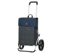 ANDERSEN Einkaufstrolley - Royal Shopper Fita blau 47 L Einkaufsroller, langlebig, stylisch, Aluminium, klappbar, leise Räder