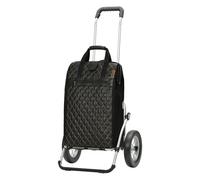 ANDERSEN Einkaufstrolley - Royal Shopper Inra schwarz 44 L funktional, geräumig, Handwagen, Leder, Aluminium, klappbar, leichtgängig