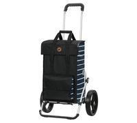 ANDERSEN Einkaufstrolley - Royal Shopper Jella blau 51 L Einkaufsroller, hohe Qualität, stylisch, Aluminium, klappbar, leise Räder