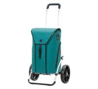 ANDERSEN Einkaufstrolley - Royal Shopper Oli.P 3.0 Petrol 50 L Einkaufswagen, hochwertig, Rucksack, Thermo, Aluminium, klappbar, leise Räder