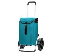 ANDERSEN Einkaufstrolley - Royal Shopper Ortlieb petrol 49 L Handwagen, wasserdicht, wetterfest, Aluminium, klappbar, Kugellagerad