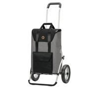 ANDERSEN Einkaufstrolley - Royal Shopper Senta 2.0 grau 49 L Einkaufswagen, stilvoll, wasserabweisend, Aluminium, klappbar, leichtgängig