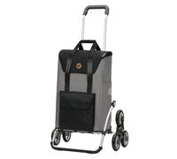 ANDERSEN Einkaufstrolley - Treppenst. Royal Sh. Senta 2.0 grau 49 L Einkaufswagen, stilvoll, wasserabweisend, Aluminium, klappbar, Räder abnehmbar, Treppensteiger