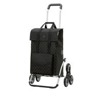 ANDERSEN Einkaufstrolley - Treppensteiger Royal Shopper Lisa schwarz 49 L Einkaufsroller, hohe Qualität, stylisch, Aluminium, klappbar, Räder abnehmbar