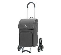 ANDERSEN Einkaufstrolley - Treppensteiger Scala Shopper Ipek Maxi anhrazit 40 L Handwagen, isoliert, Kühltasche, robust, leichtgängig, Räder abnehmbar, Stahl