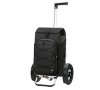 ANDERSEN Einkaufstrolley - Tura Shopper Fado 3.0 schwarz 74 L Einkaufswagen, Freizeit, groß, Thermo, Aluminium, Griff ergonomisch, klappbar, luftbereiftes Kugellagerad