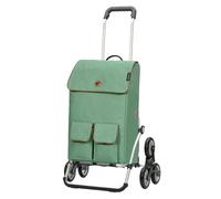 ANDERSEN Einkaufstrolley - Treppenst. Royal Sh. Ipek Ma Salbei 42 L Handwagen, isoliert, Kühltasche, robust, Aluminium, klappbar, Räder abnehmbar, Treppensteiger