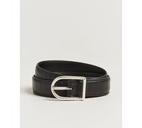Anderson's Embossed 2,5cm Lether Belt Black Schwarz 105