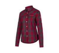 Andes LS Shirt W, Wanderbluse, Damen - La Sportiva 639322 Storm Blue/Cherry Tomato L