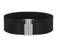 Andibro Breiter elastischer Gürtel für Damen,Stretch Taillengürtel Damenkleid Schnallengürtel Vintage Cinch verstellbarer Bund