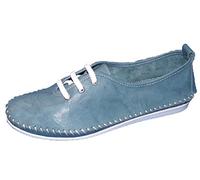 Andrea Conti Damen Schnürer Sneaker, Blau, 38 EU