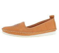 Andrea Conti 0023410 Damen Slipper Ballerina Mokassins Leder, Größe:42 EU, Farbe:Orange
