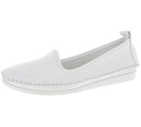 Andrea Conti Schuhe Slipper 0027449 Damen Glattleder Weiß Größe 38
