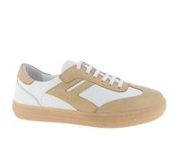 Andrea Conti Damen Low Top Freya Sneaker, weiß/Camel, 38 EU