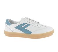 Andrea Conti Damen Low Top Freya Sneaker, weiß/bleu, 41 EU