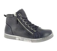 Andrea Conti High Top Sneaker Dunkelblau - Größe: 37