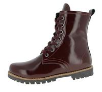 Schnürstiefelette ANDREA CONTI "Andrea Conti Stiefelette Leder", Damen, Gr. 38, burgundy, Leder, Schuhe (62034369-38) burgundy