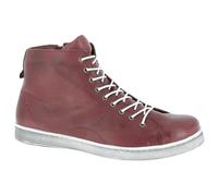 Andrea Conti Damen High Top Sneaker, Bordo/k, 37 EU