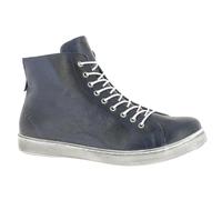 Andrea Conti Damen High Top Sneaker, d.blau, 35 EU