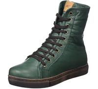 Andrea Conti 0342856-902 Tanne/BR Schnürstiefel Glattleder Damen in dunkelgrün - Gr. 39