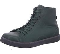Schnürstiefelette ANDREA CONTI "Andrea Conti Stiefelette Leder", Damen, Gr. 38, grün (bottle), Leder, casual, Schuhe (75886805-38) bottle