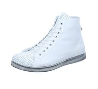 Andrea Conti Damen High-Top Leder-Sneaker 0345728 Weiß Größe 40
