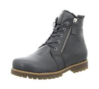 Andrea Conti 034606 Schiefer (Grau) - gefütterte Stiefelette - Damenschuhe Top Trends, Grau, leder, absatzhöhe: 15 mm für Damen, grau, Größe 38 EU