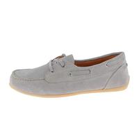 Mokassin ANDREA CONTI "Andrea Conti Mokassin Veloursleder", Damen, Gr. 39, grau, Veloursleder, Schuhe Mokassin (24438434-39) grau