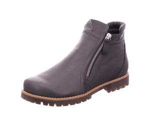 Andrea Conti 3448180261 Schiefer (grau) - ungefütterte Stiefelette - Damenschuhe Top Trends, Grau, leder, absatzhöhe: 15 mm für Damen, grau, Größe 37 EU