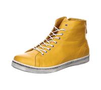 Andrea Conti Damen Schnürboots High Top Leder 0341500, Größe:40 EU, Farbe:Gelb