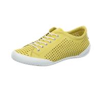 Andrea Conti Damen Schnürschuh Leder Halbschuh bequem geschwungene Sohle 0345767, Größe:41 EU, Farbe:Grün