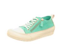 Andrea Conti Damen Schuhe Halbschuh Low Top Sneaker lässig Sommerfarbe 0345911, Größe:37 EU, Farbe:Grün