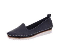 Andrea Conti Damen-Slipper 21711 – bequem, blau, Größe 41 EU