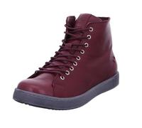 Sneaker ANDREA CONTI "Andrea Conti Sneaker Leder", Damen, Gr. 43, rot (rot, grau), Leder, Schuhe Sneaker (33756311-43) rot, grau