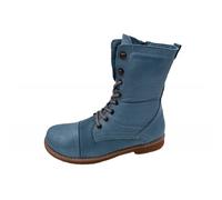 Andrea Conti Damen Stiefelette Schnürboot Leder 0348760, Größe:41 EU, Farbe:Blau