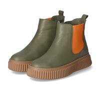 Andrea Conti Chelsea Boots - Gr. 41 - Grün - Glattleder