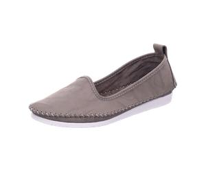 Andrea Conti Da.-Slipper für Damen, grau, Größe 38 EU