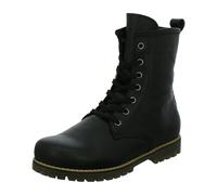 Schnürstiefelette ANDREA CONTI "Andrea Conti Stiefelette Leder", Damen, Gr. 39, schwarz, Leder, Schuhe Schnürstiefelette (16120119-39) schwarz