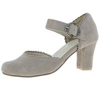 Hirschkogel Pumps, mit Riemchen 38 beige Damen Trachtenpumps Trachtenschuhe Trachtenmode Pumps 38 braun
