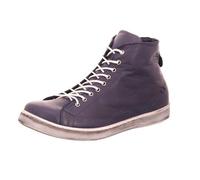Andrea Conti 0341500 Hightop Sneaker, Damen, Dunkelblau, Leder, NEU, TOPP - Damenschuhe Top Trends, Blau, leder