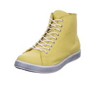 Andrea Conti Damen High Top Sneaker, gelbgrün, 38 EU