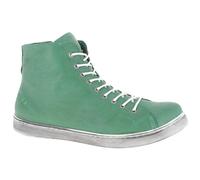 Andrea Conti Sneaker High mit Reißverschluss 0341500 Damen Schnürboots, Größe:41 EU, Farbe:Grün