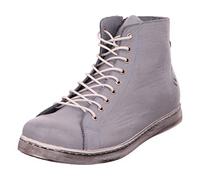 Andrea Conti Damen High Top Sneaker Schnürer Leder dynamisch 0341500, Hellgrau,37 EU