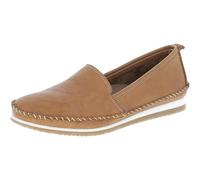 Andrea Conti Damen Leder Slipper Kombitalent trageangenehm leicht 1889601, Größe:39 EU, Farbe:Braun