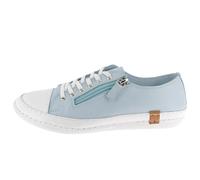 Andrea Conti Damen Low Top Sneaker, Pastellblau Weiss, 39 EU