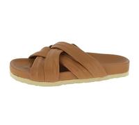 Andrea Conti Damen Pantolette Flacher Slipper, braun, 37 EU